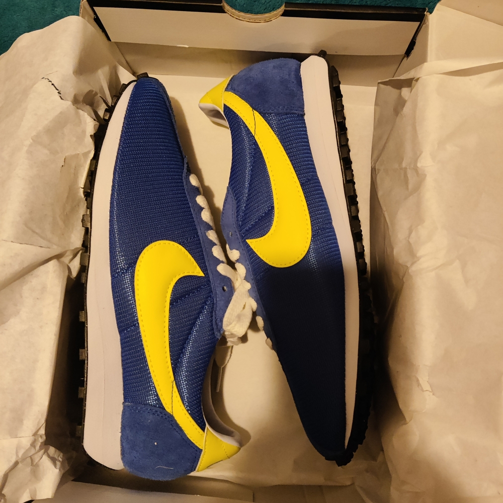 Nike Blue and Yellow Sneakers